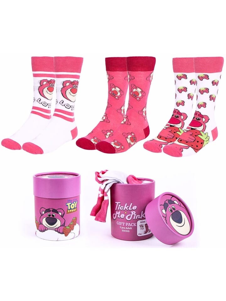 Носки Disney Toy Story 3er - Pack Socken Lotso Geschenkset Gr. 36-43, красочный
Носки Disney Toy Story 3er - Pack Socken Lotso Geschenkset Gr. 36-43, красочный