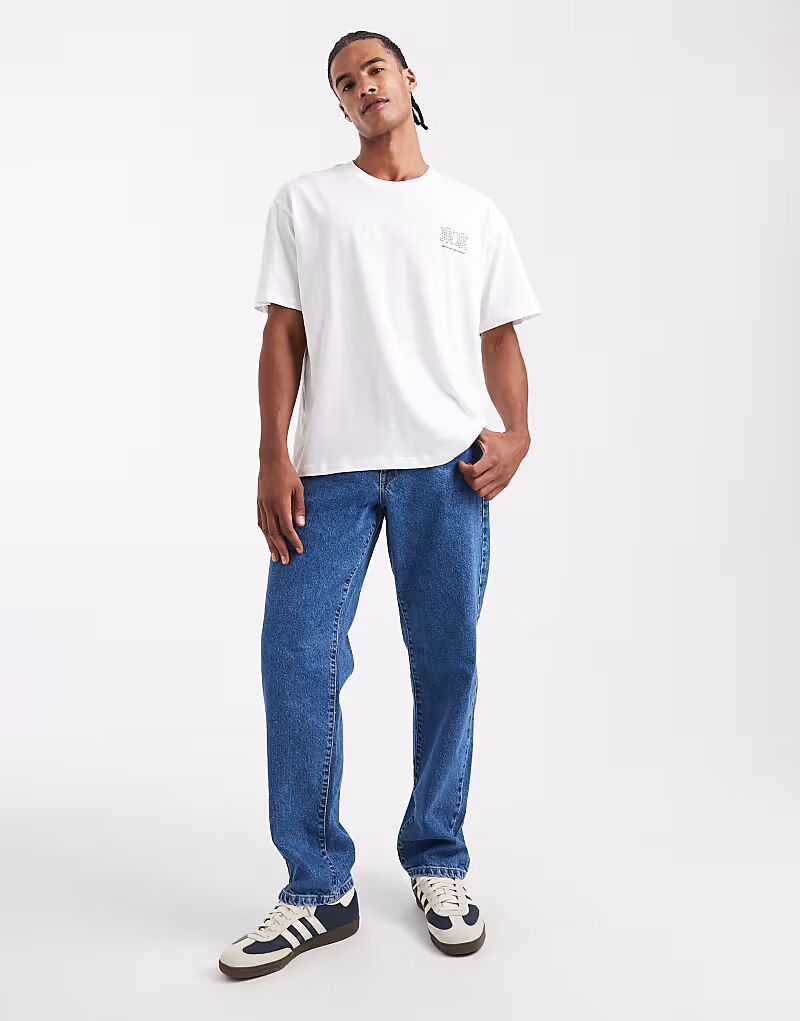Прямые джинсы, средне-синие Asos Design
Прямые джинсы, средне-синие Asos Design