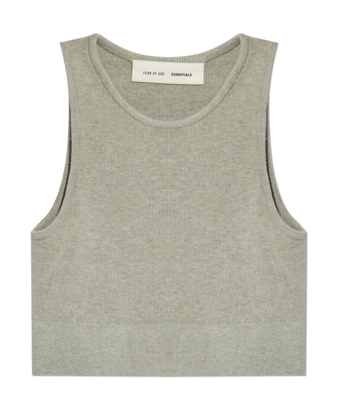 Короткий топ без рукавов Fear Of God, серый
Короткий топ без рукавов Fear Of God, серый