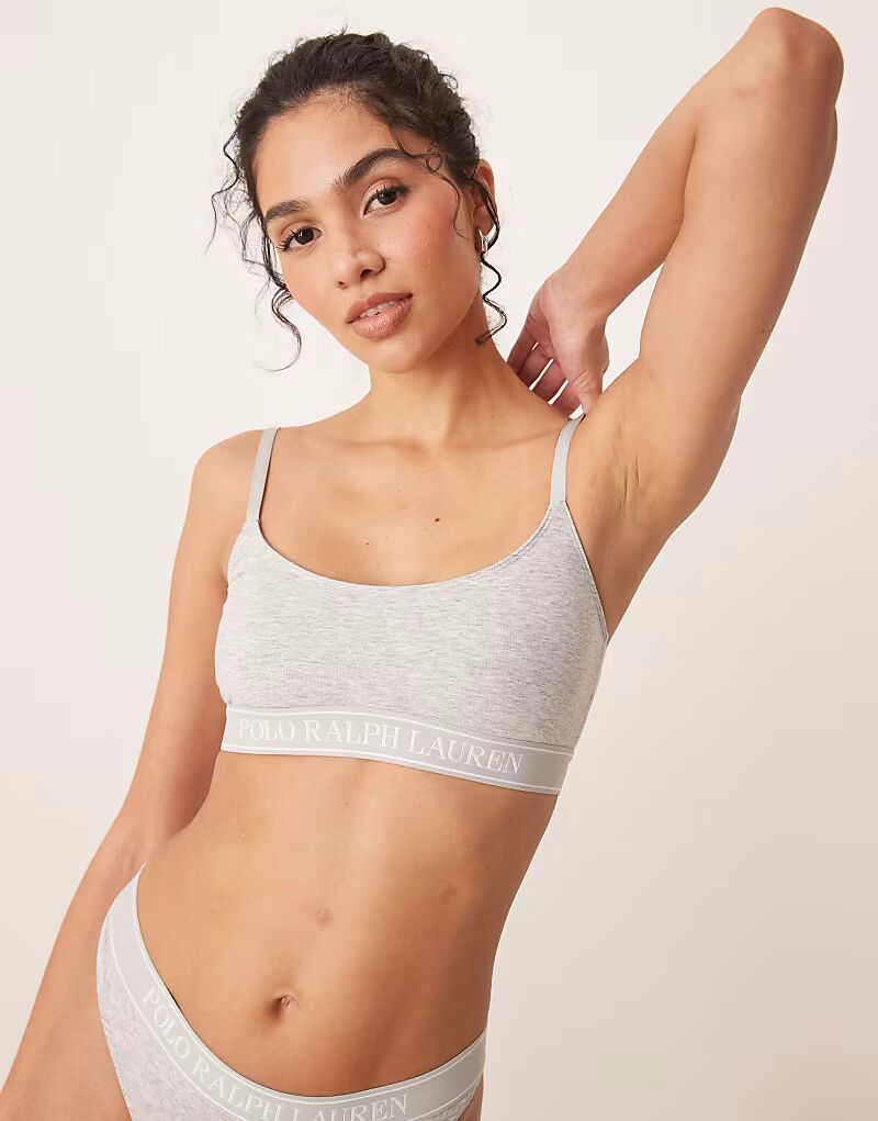 Бюстгальтер-бралетт Polo essentials в цвете «меланжевый серый» Polo Ralph Lauren
Бюстгальтер-бралетт Polo essentials в цвете «меланжевый серый» Polo Ralph Lauren
