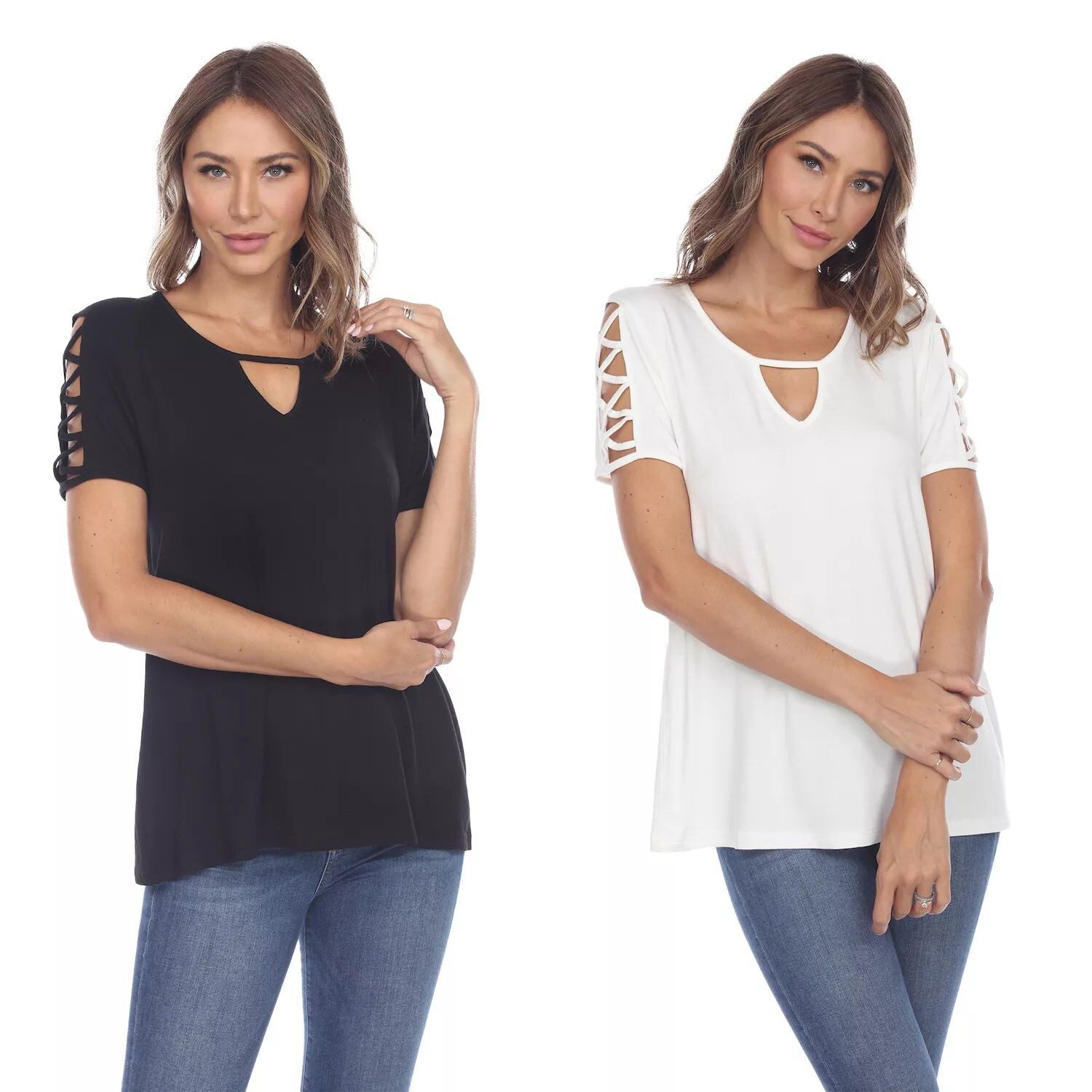 Комплект из 2 топов Essential с вырезом «капелька» WM Fashion, черный/белый
Комплект из 2 топов Essential с вырезом «капелька» WM Fashion, черный/белый