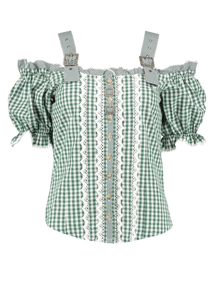 Традиционная блузка Ximira в традиционном зеленом цвете OS-Trachten
Традиционная блузка Ximira в традиционном зеленом цвете OS-Trachten