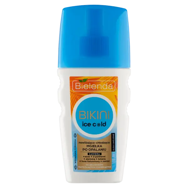 Увлажняющий и охлаждающий спрей после загара, 150 мл Bielenda Bikini ice cold
Увлажняющий и охлаждающий спрей после загара, 150 мл Bielenda Bikini ice cold