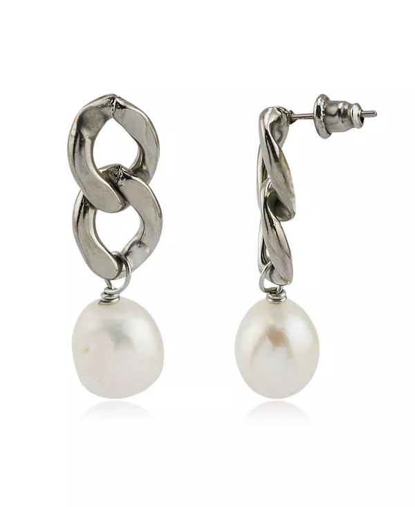 Серьги-Подвески с цепочкой «Восьмерки» с жемчугом Rebl Jewelry, silver
Серьги-Подвески с цепочкой «Восьмерки» с жемчугом Rebl Jewelry, silver