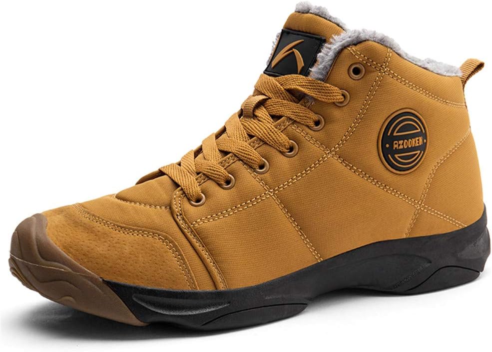 Мужские зимние треккинговые снежные ботинки UPSOLO, водонепроницаемые, противоскользящие, полностью с меховой подкладкой, повседневные, легкие походные ботинки, желтый
Мужские зимние треккинговые снежные ботинки UPSOLO, водонепроницаемые, противоскользящие, полностью с меховой подкладкой, повседневные, легкие походные ботинки, желтый