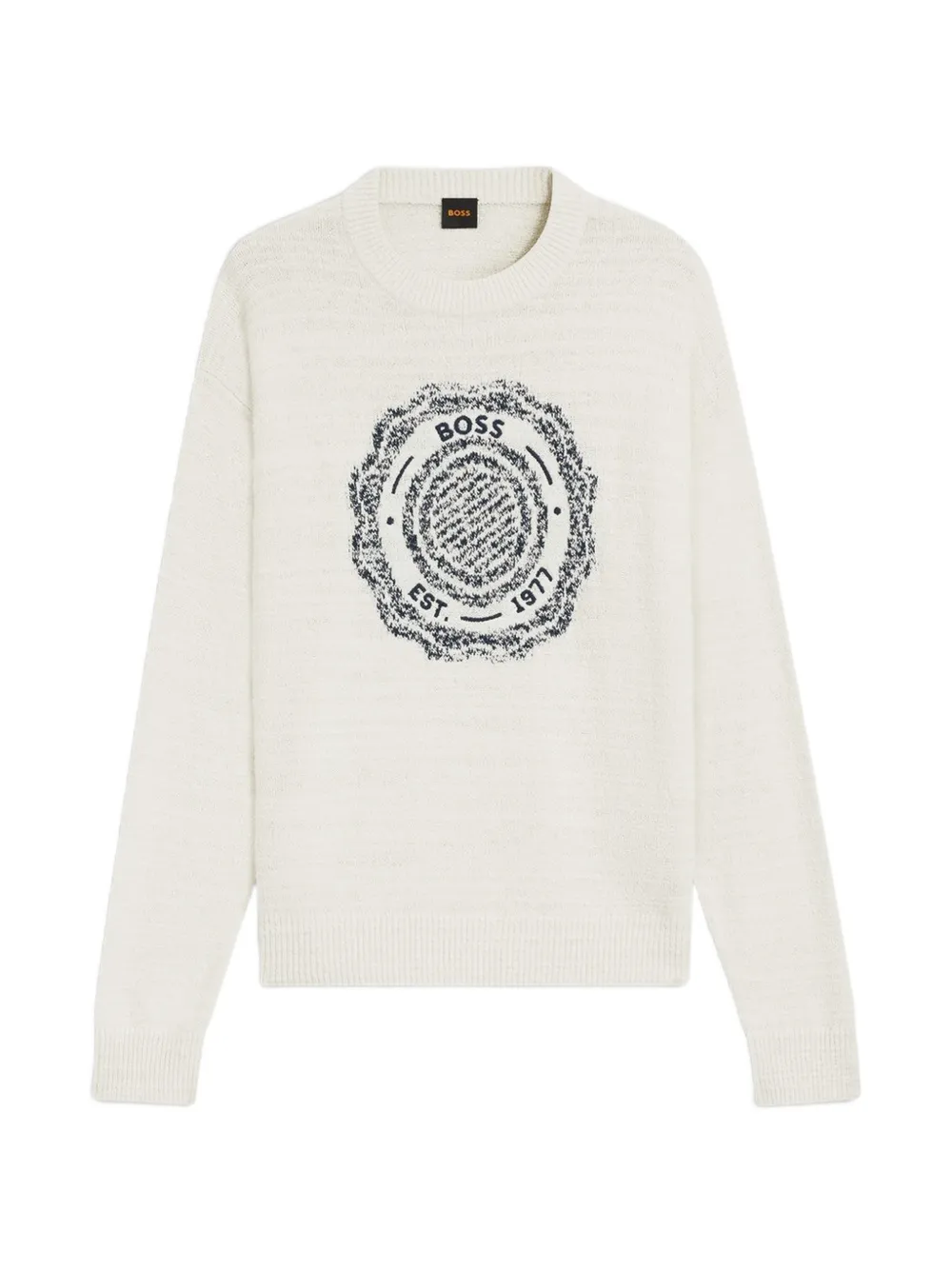 Джемпер с интарсией Boss, бежевый
Джемпер с интарсией Boss, бежевый