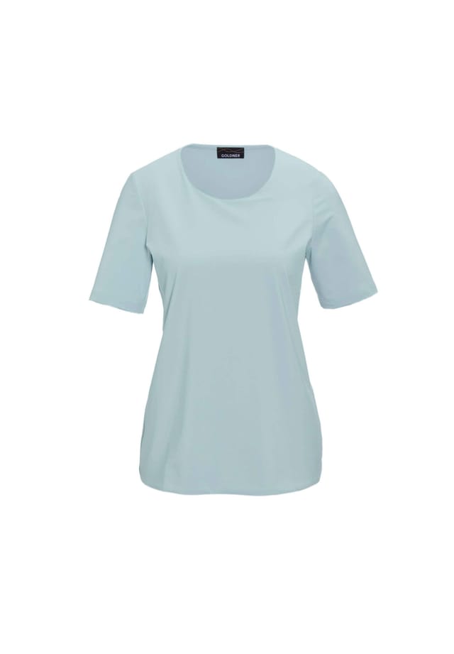 Короткий размер: аккуратная рубашка из формоустойчивого материала. Goldner, синий
Короткий размер: аккуратная рубашка из формоустойчивого материала. Goldner, синий