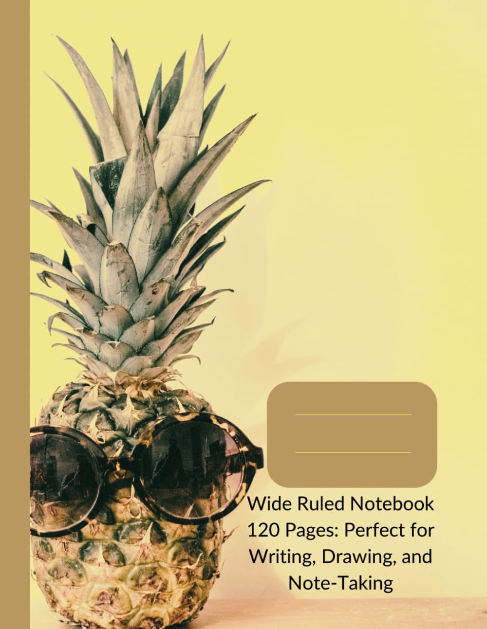 Wide Ruled Notebook 120 Pages: Perfect for Writing, Drawing, and Note-Taking: Size 8.5x11in Yellow Interior High Quality Paper
Wide Ruled Notebook 120 Pages: Perfect for Writing, Drawing, and Note-Taking: Size 8.5x11in Yellow Interior High Quality Paper