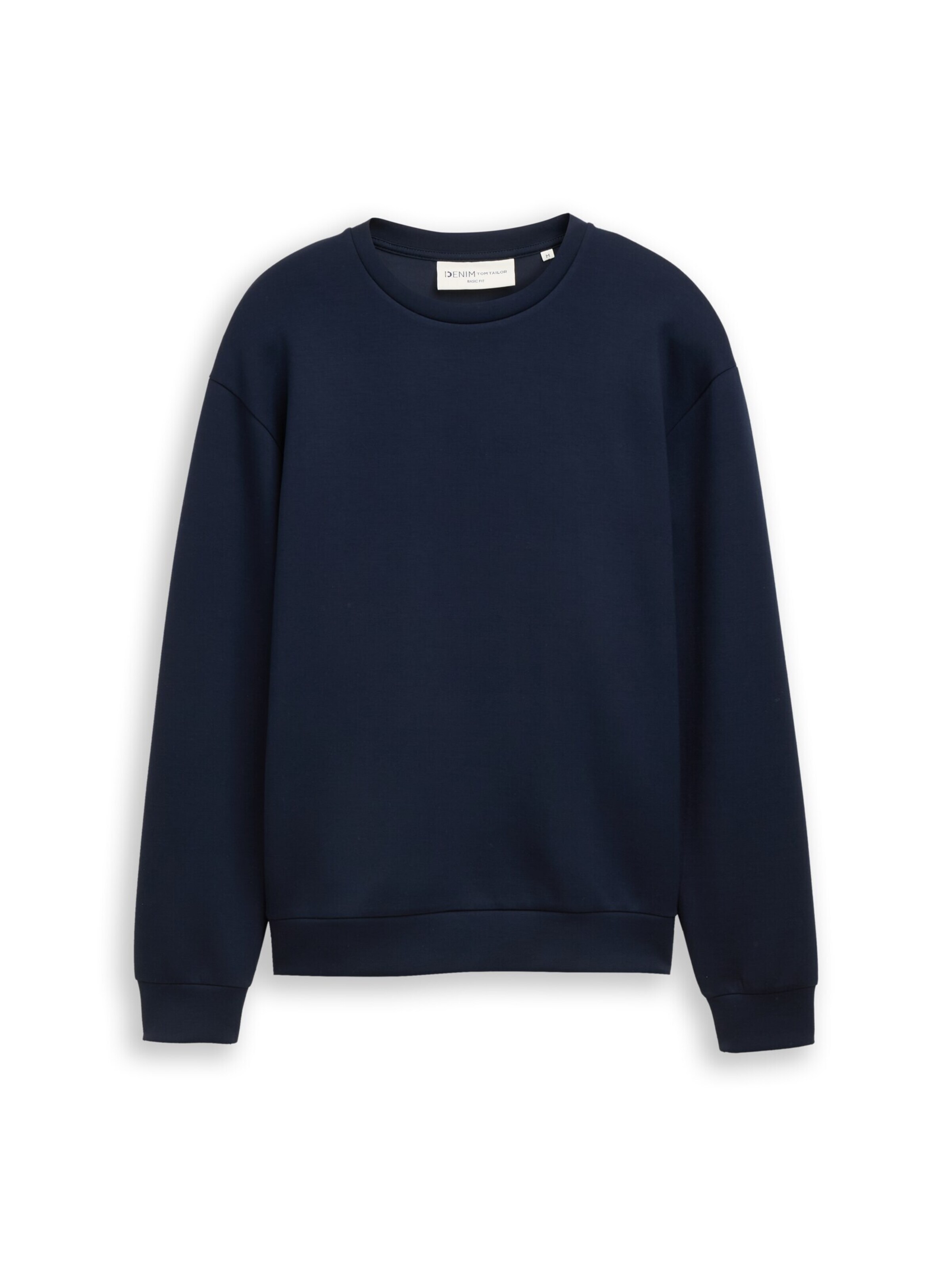 TOM TAILOR DENIM Свитшот 'Basic Scuba' в синем цвете
TOM TAILOR DENIM Свитшот 'Basic Scuba' в синем цвете