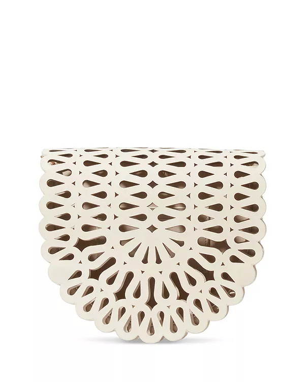 Клатч McCall из кожи с лазерной резкой Simkhai, белый
Клатч McCall из кожи с лазерной резкой Simkhai, белый