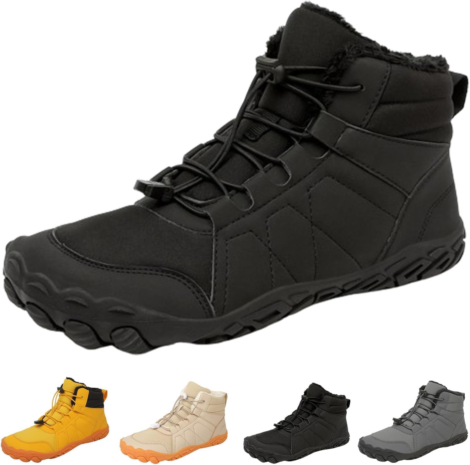 StoneLiquid Ботинки для пеших прогулок для женщин и мужчин, зимние утолщенные противоскользящие снежные ботинки с широкой носочной частью, черный
StoneLiquid Ботинки для пеших прогулок для женщин и мужчин, зимние утолщенные противоскользящие снежные ботинки с широкой носочной частью, черный