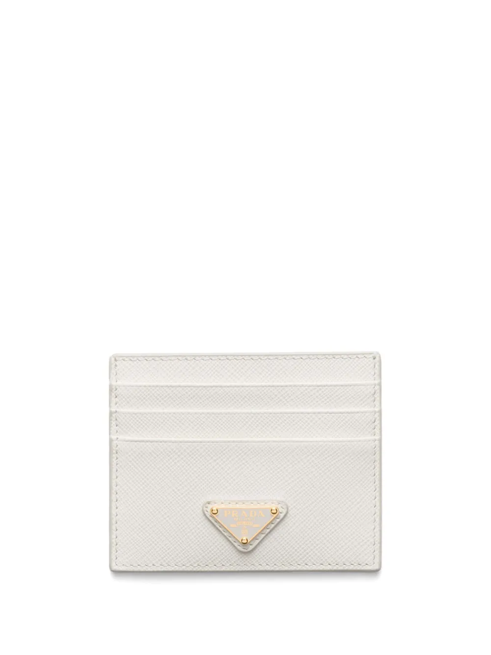 Кардхолдер из сафьяновой кожи с логотипом Prada, белый
Кардхолдер из сафьяновой кожи с логотипом Prada, белый