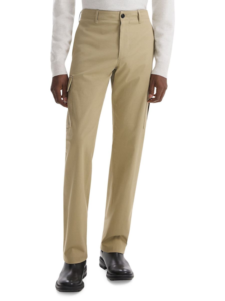 Брюки-карго из эластичного хлопка Theory, хаки
Брюки-карго из эластичного хлопка Theory, хаки