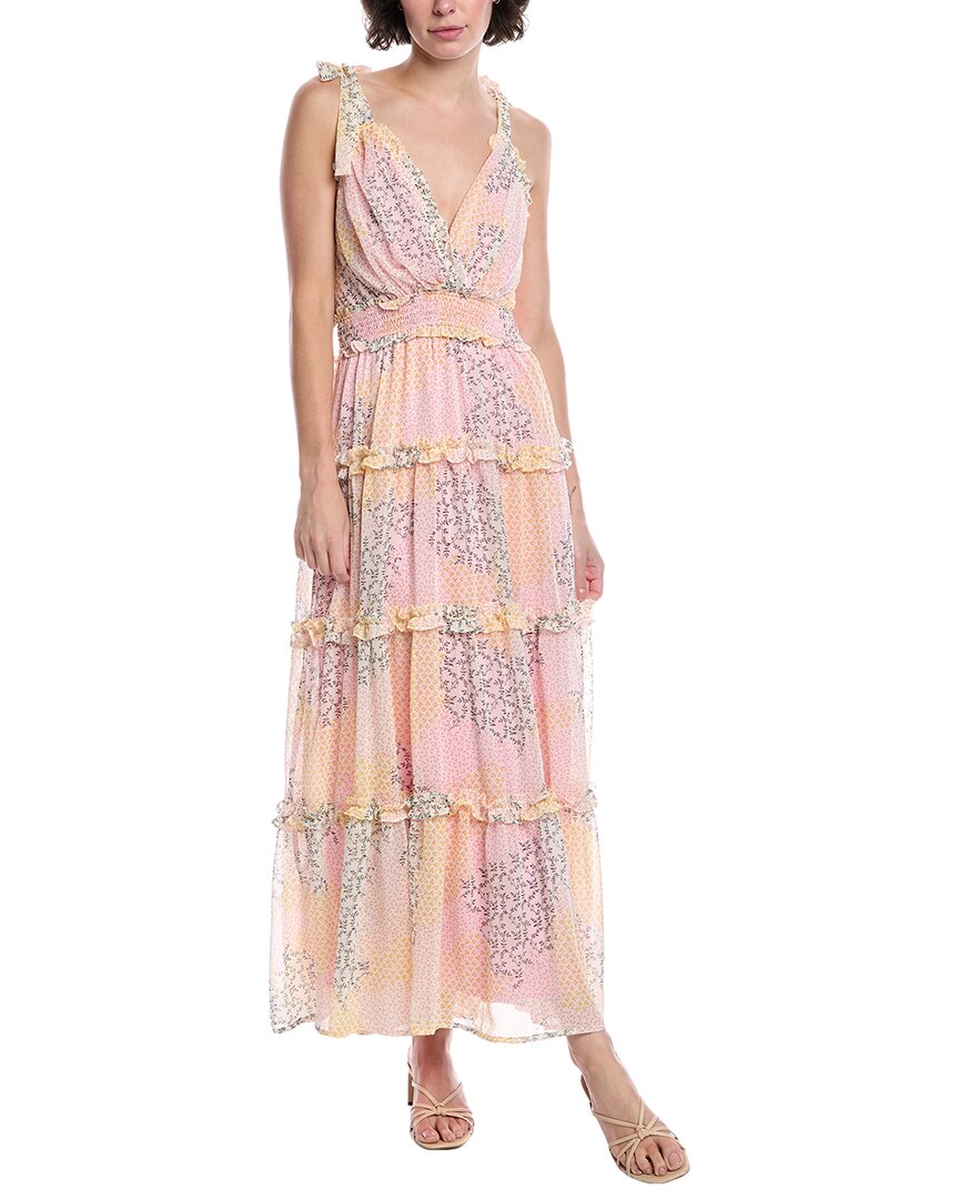 FATE Платье макси с ярусными воланами, желтый
FATE Платье макси с ярусными воланами, желтый