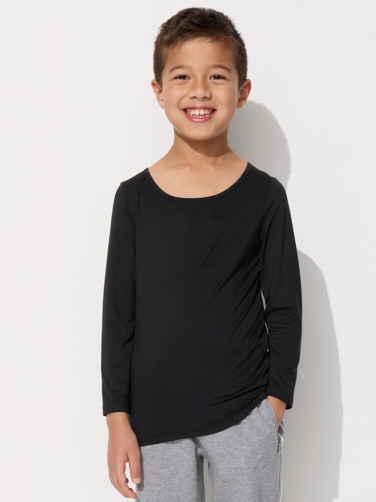 Футболка Heattech с круглым вырезом Uniqlo, цвет 09 черный
Футболка Heattech с круглым вырезом Uniqlo, цвет 09 черный