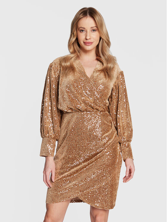 Коктейльное платье стандартного кроя Closet London, коричневый
Коктейльное платье стандартного кроя Closet London, коричневый