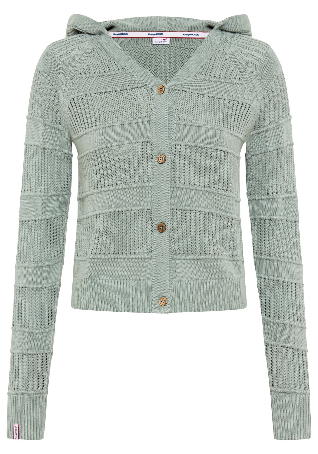 KangaROOS Кардиган вязаный в пыльно-голубом цвете
KangaROOS Кардиган вязаный в пыльно-голубом цвете