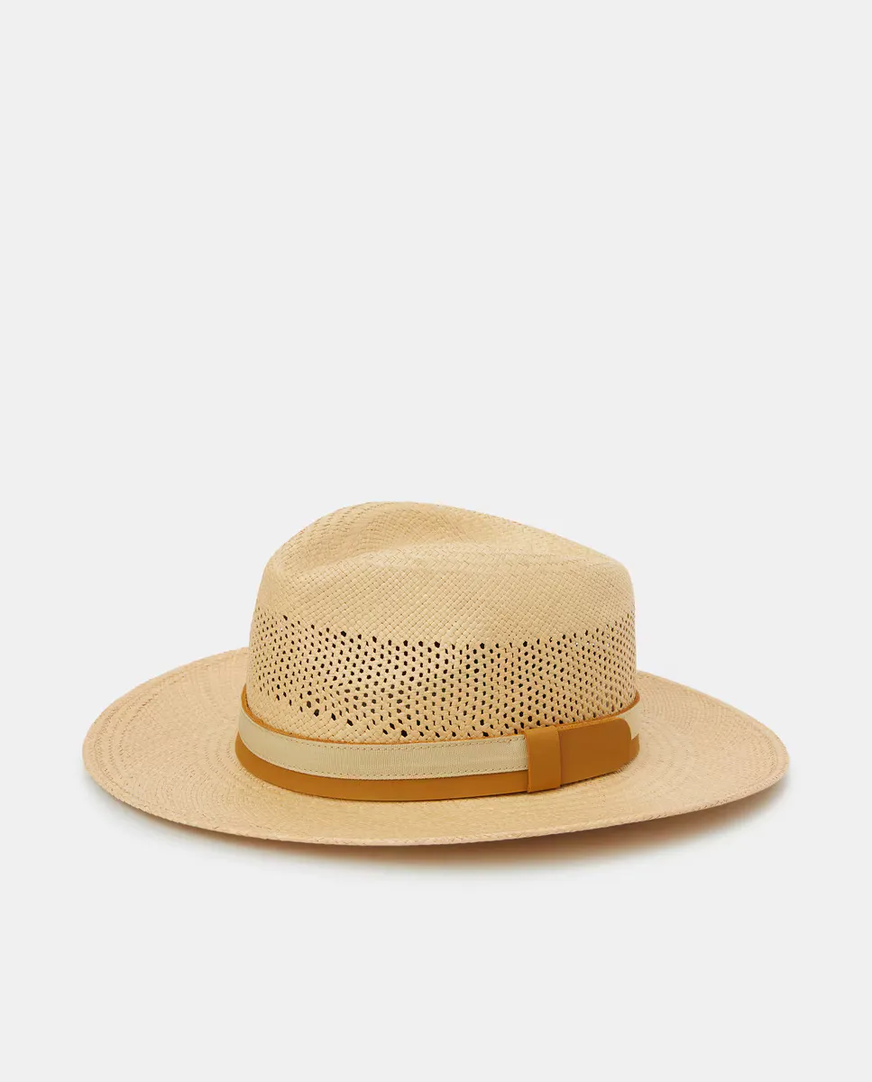 Ажурная панама с широкими полями Panamania Hats, бежевый
Ажурная панама с широкими полями Panamania Hats, бежевый