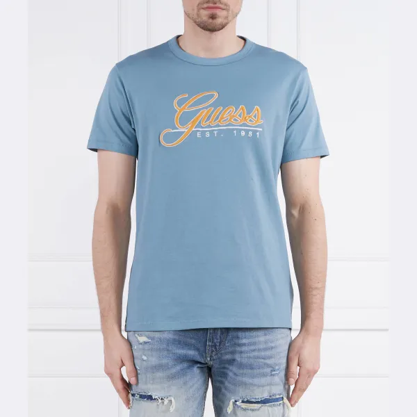 Футболка стандартного кроя с 3D-эмбро SS cngue Guess, синий
Футболка стандартного кроя с 3D-эмбро SS cngue Guess, синий