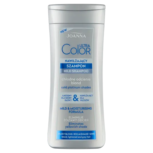 Увлажняющий шампунь для холодных оттенков блонда, 200 мл Joanna Ultra color
Увлажняющий шампунь для холодных оттенков блонда, 200 мл Joanna Ultra color
