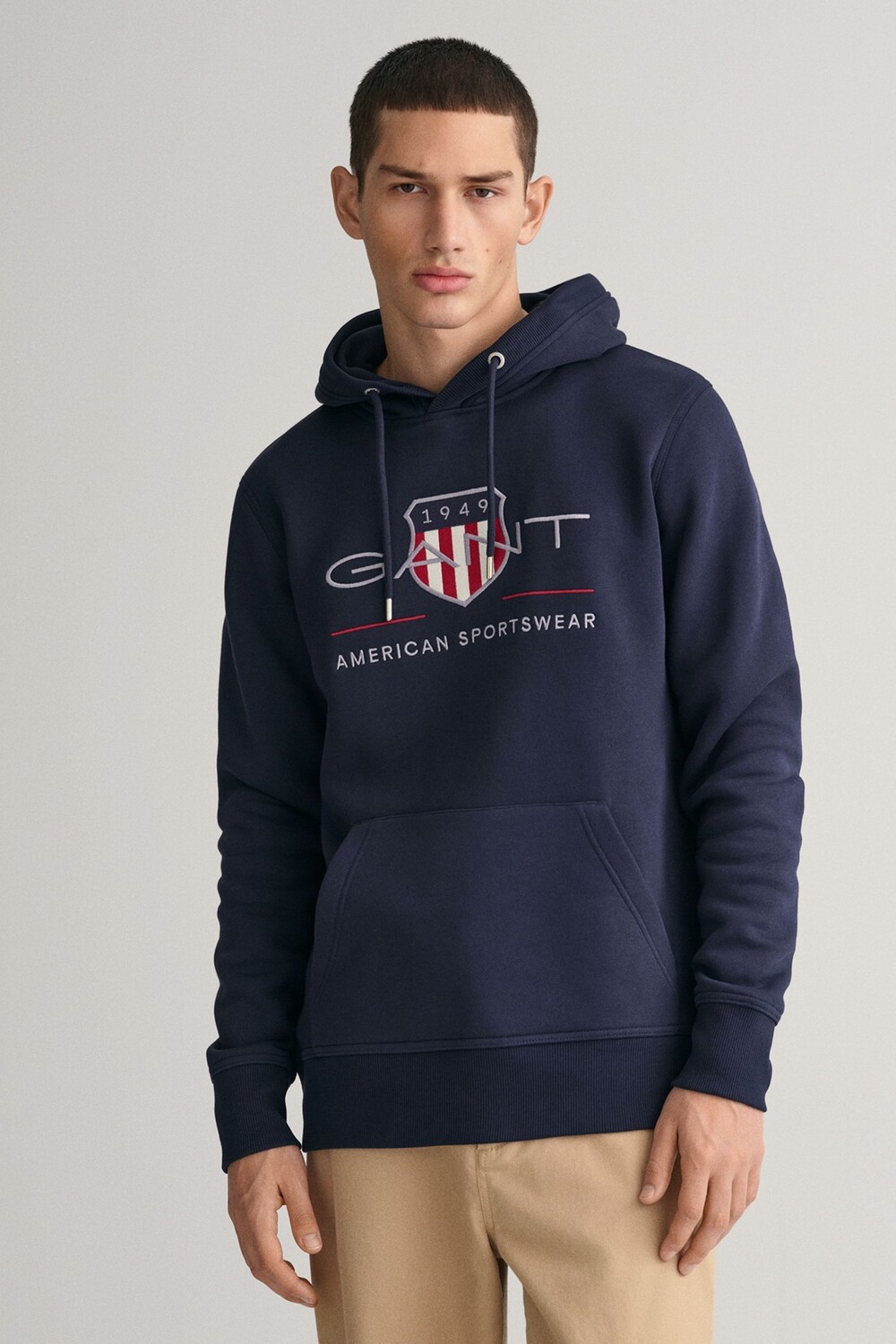 Меланжевая толстовка Gant Archive Shield GANT, синий
Меланжевая толстовка Gant Archive Shield GANT, синий