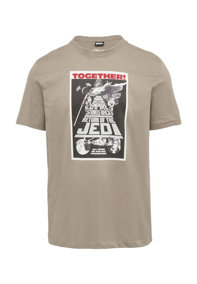 Хлопковая футболка S.Oliver, коричневый
Хлопковая футболка S.Oliver, коричневый