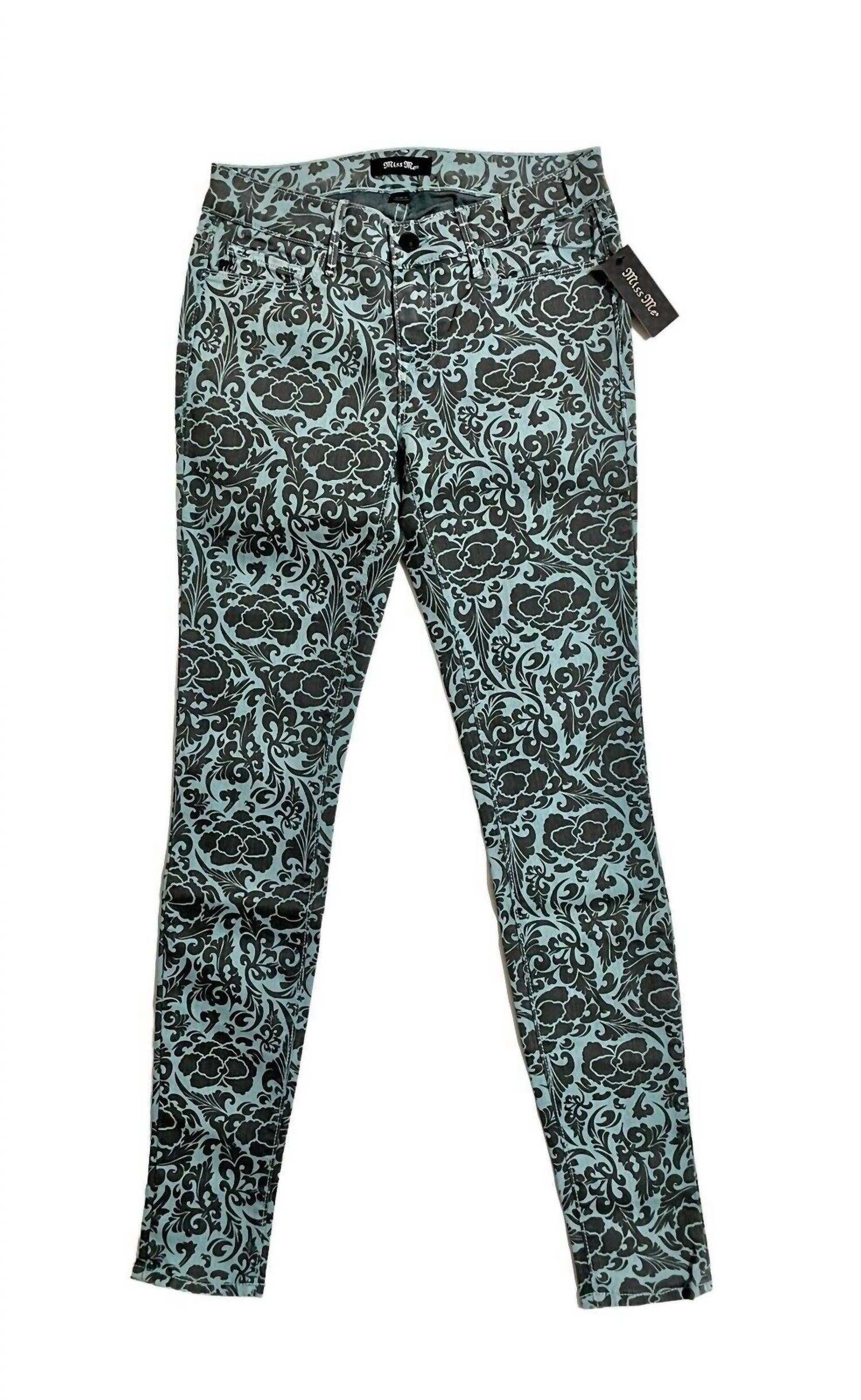 Женские узкие джинсы средней посадки с цветочным принтом в разноцветном цвете MM Denim, мультиколор
Женские узкие джинсы средней посадки с цветочным принтом в разноцветном цвете MM Denim, мультиколор