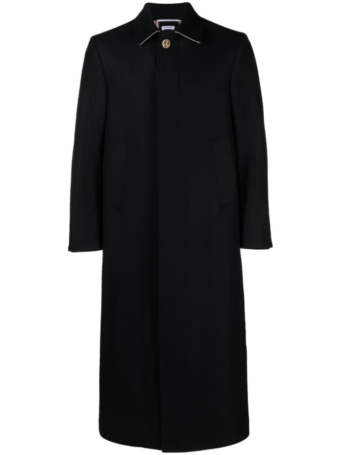 Thom Browne однобортное пальто на пуговицах, синий
Thom Browne однобортное пальто на пуговицах, синий