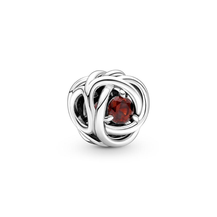 Шарм January Red Eternity Circle Pandora, стерлинговое серебро
Шарм January Red Eternity Circle Pandora, стерлинговое серебро