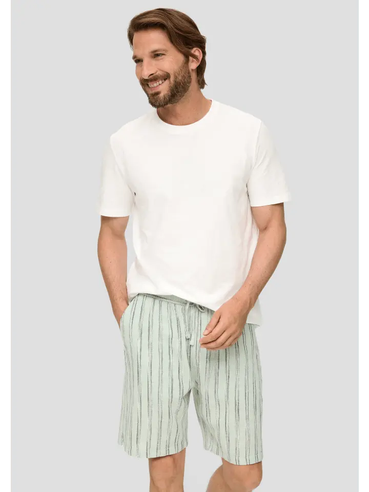 Тканевые шорты s.Oliver, зеленый
Тканевые шорты s.Oliver, зеленый