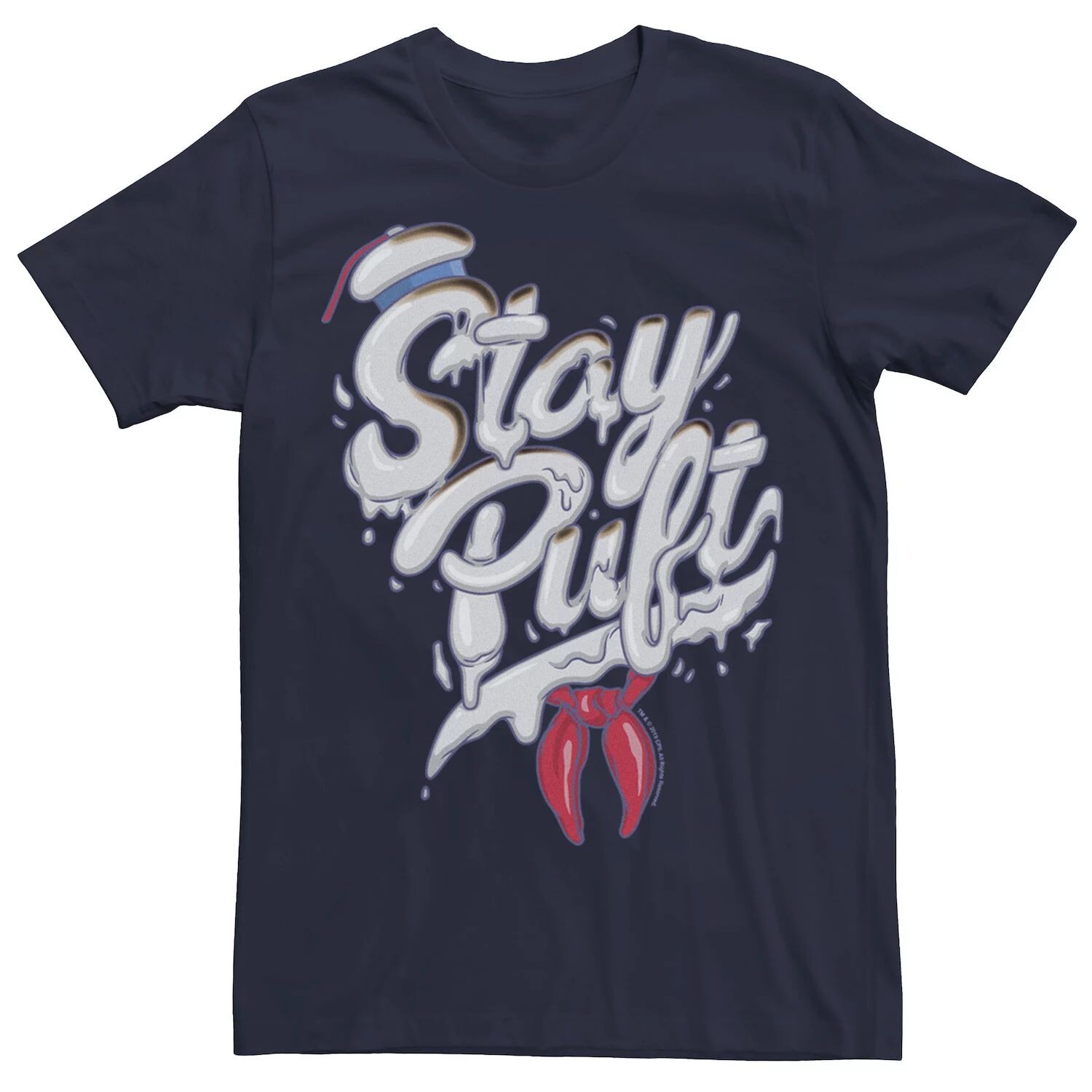 Мужская футболка с шрифтом в стиле «Охотники за привидениями» Stay Puft Marshmallow Man Licensed Character
Мужская футболка с шрифтом в стиле «Охотники за привидениями» Stay Puft Marshmallow Man Licensed Character