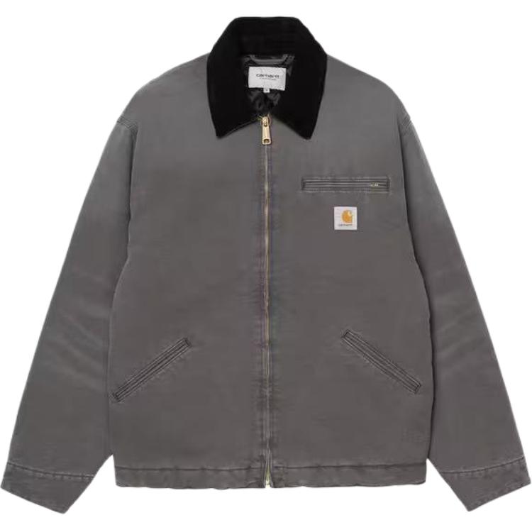 Куртка Og Detroit Cotton Zip up Carhartt WIP, графит/черный
Куртка Og Detroit Cotton Zip up Carhartt WIP, графит/черный