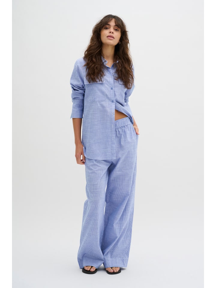 My Essential Wardrobe Повседневные брюки SkyeMW Casual fit в полоску цвета «делфтский синий»
My Essential Wardrobe Повседневные брюки SkyeMW Casual fit в полоску цвета «делфтский синий»