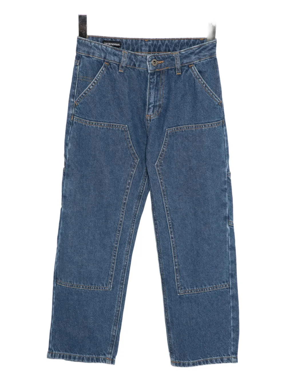 Джинсы свободного кроя Emporio Armani Kids, синий
Джинсы свободного кроя Emporio Armani Kids, синий