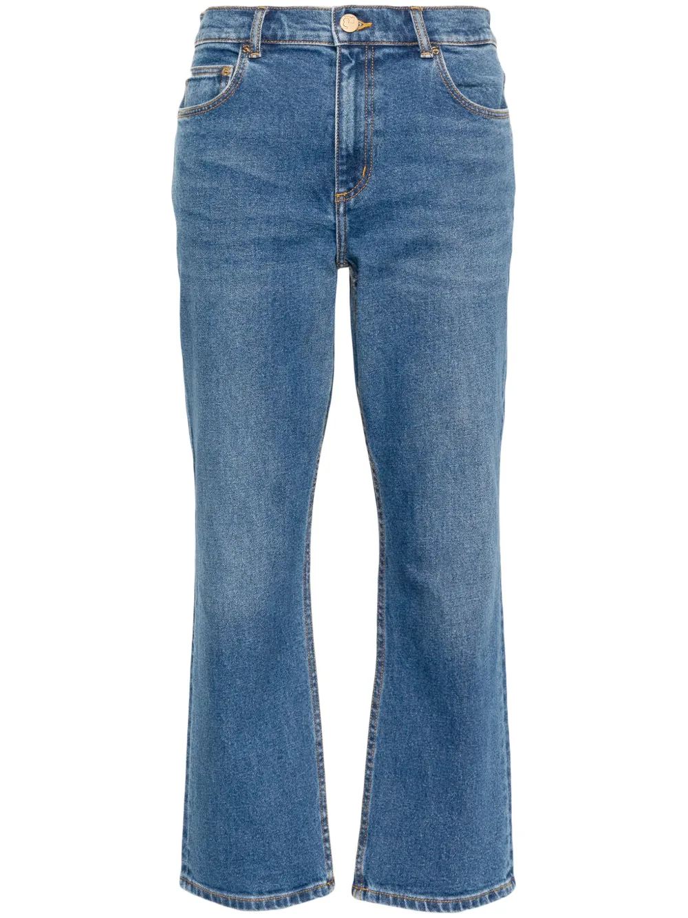 Укороченные расклешенные джинсы Tory Burch, синий
Укороченные расклешенные джинсы Tory Burch, синий