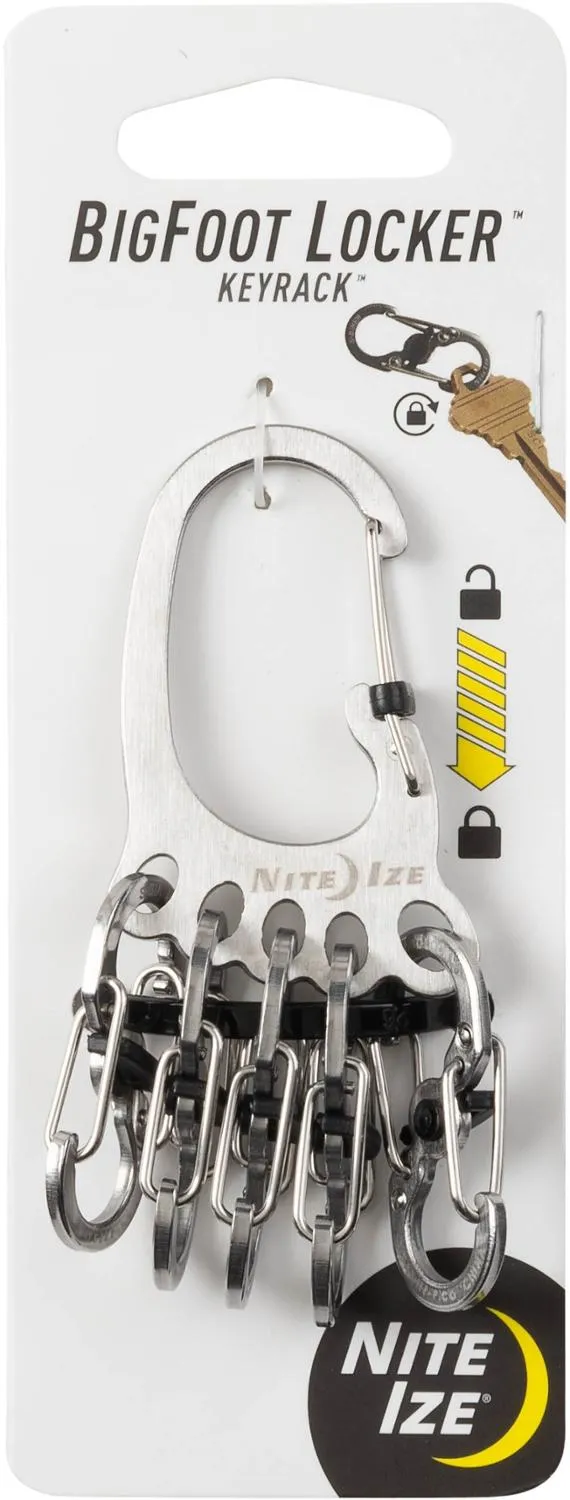 Брелок для ключей BigFoot Locker Nite Ize, Stainless
Брелок для ключей BigFoot Locker Nite Ize, Stainless