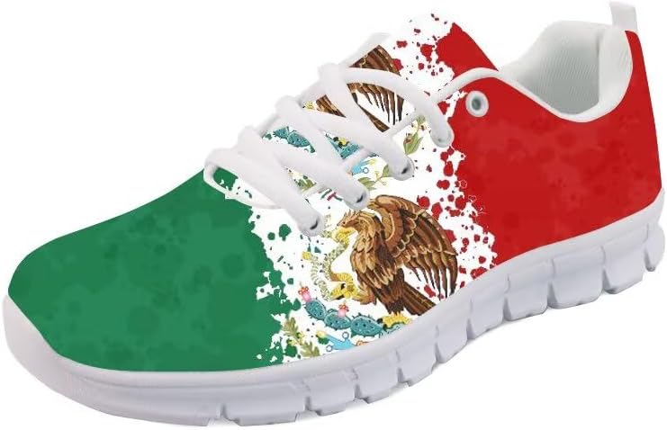 Кроссовки Forchrinse с флагом Мексики для мужчин и женщин, патриотическая обувь для бега и прогулок, противоскользящие, к Синко-де-Майо, легкие, Mexico Flag
Кроссовки Forchrinse с флагом Мексики для мужчин и женщин, патриотическая обувь для бега и прогулок, противоскользящие, к Синко-де-Майо, легкие, Mexico Flag