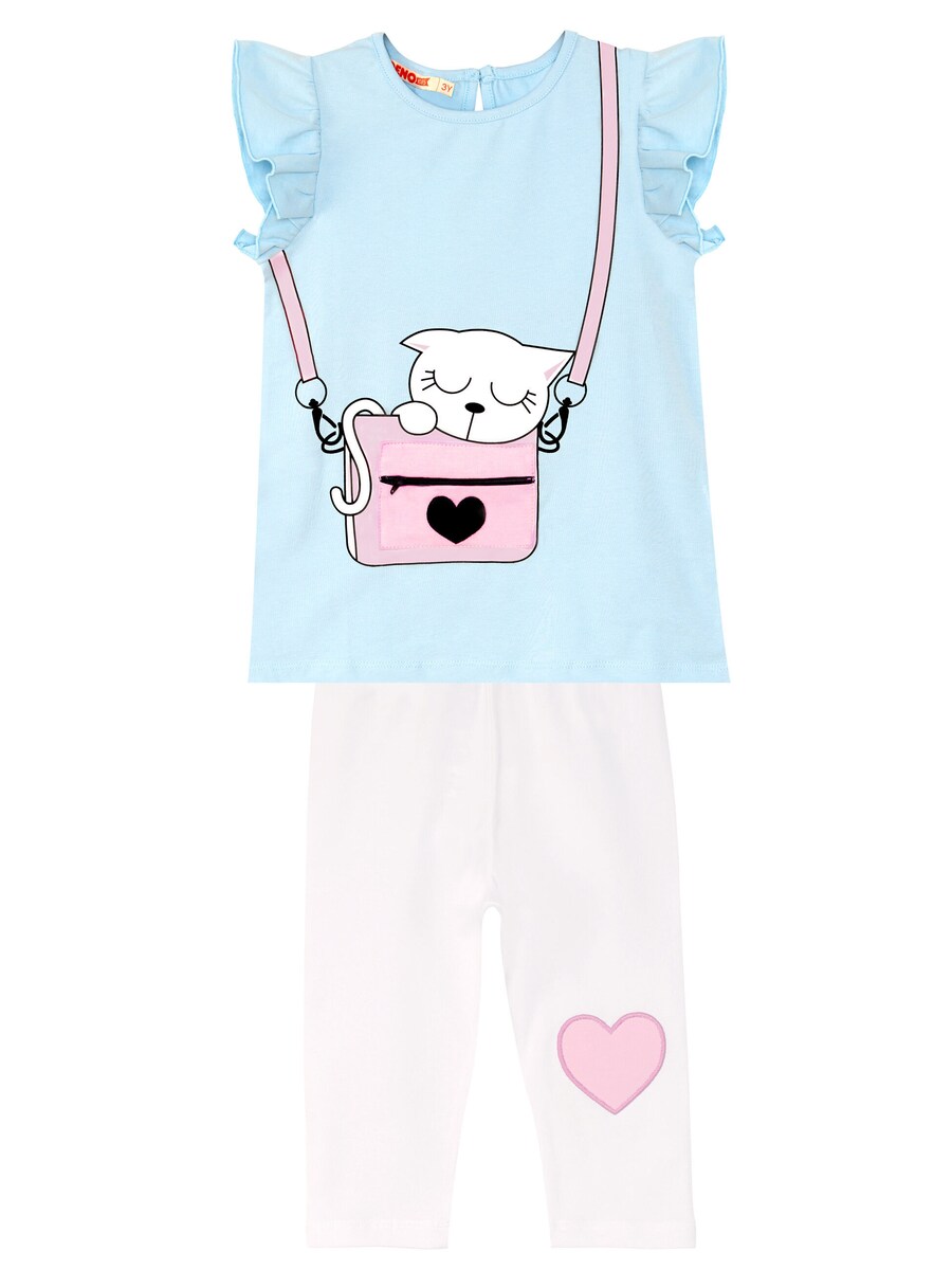 Спортивный костюм Denokids Cat in Bag, светло-синий
Спортивный костюм Denokids Cat in Bag, светло-синий