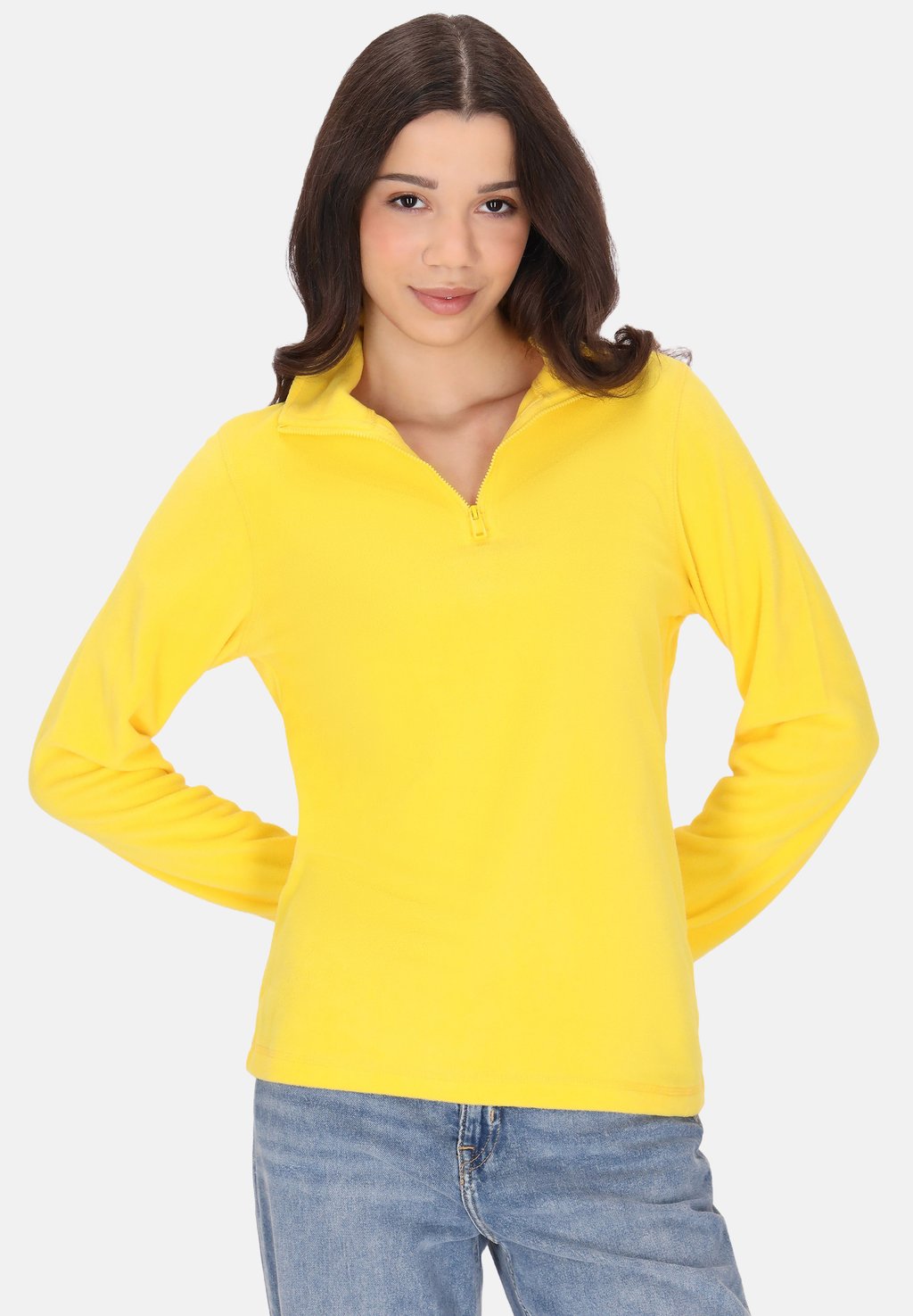 Флисовый джемпер myMo, желтый
Флисовый джемпер myMo, желтый