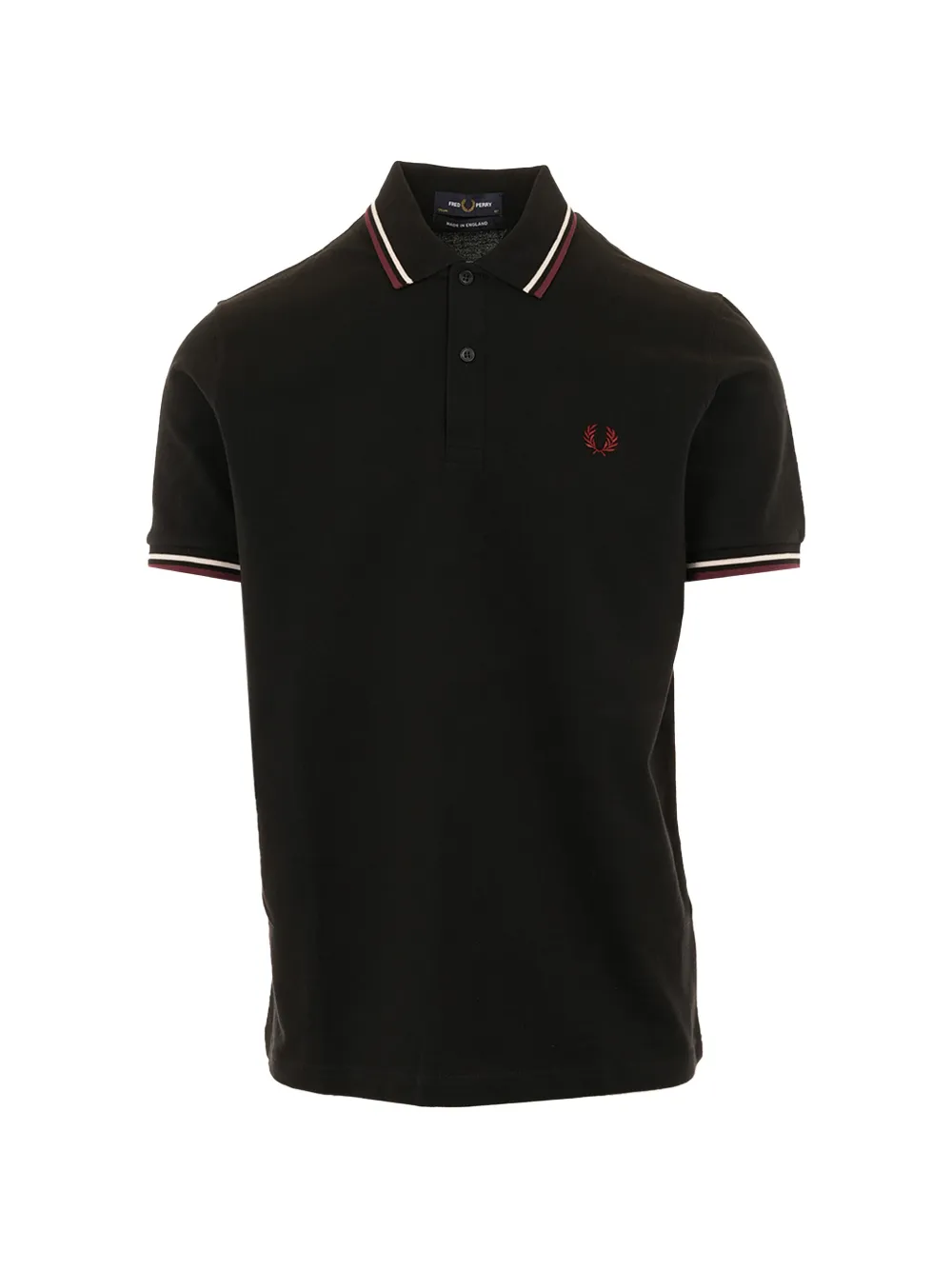 Поло с полосатой отделкой Fred Perry, черный
Поло с полосатой отделкой Fred Perry, черный
