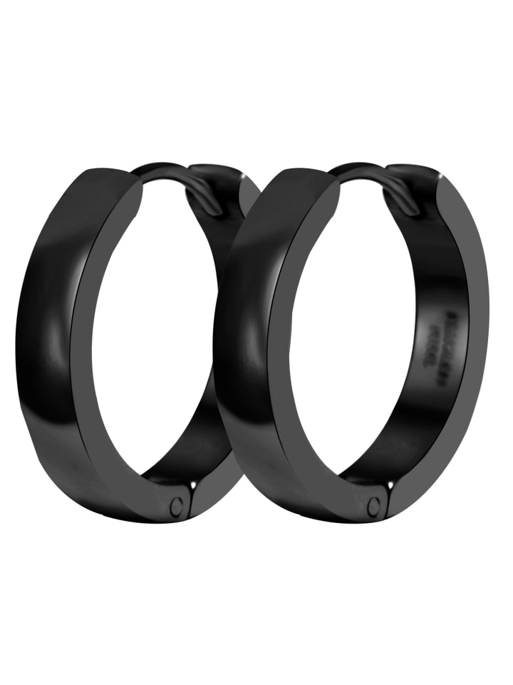 Adeliás Женские серьги - серьги-кольца на шарнирах из нержавеющей стали черного цвета
Adeliás Женские серьги - серьги-кольца на шарнирах из нержавеющей стали черного цвета