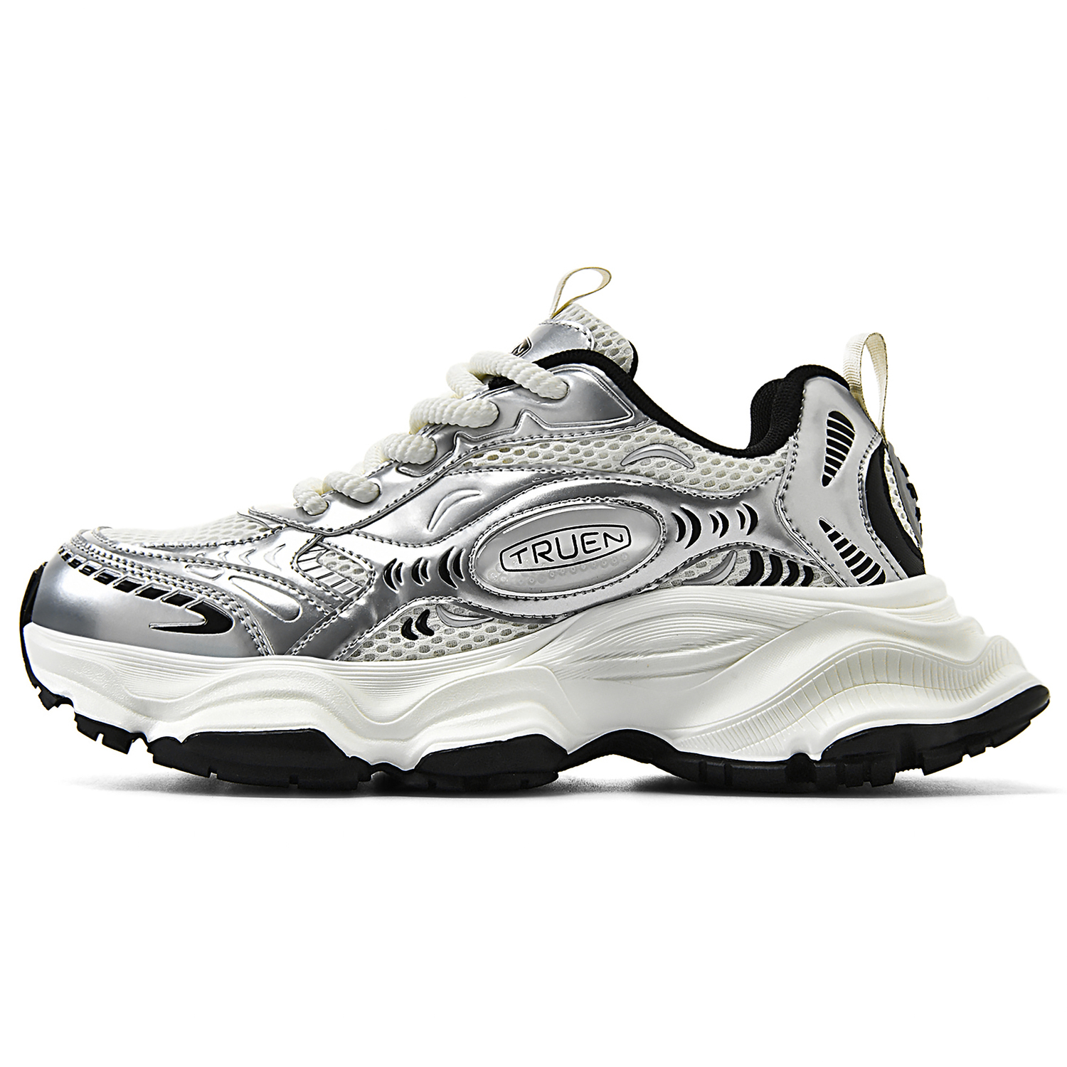 TRUE-N TRUEN Bubble Collection нескользящие дышащие утолщенные кроссовки на платформе унисекс бело-серебристые, цвет White Silver
TRUE-N TRUEN Bubble Collection нескользящие дышащие утолщенные кроссовки на платформе унисекс бело-серебристые, цвет White Silver