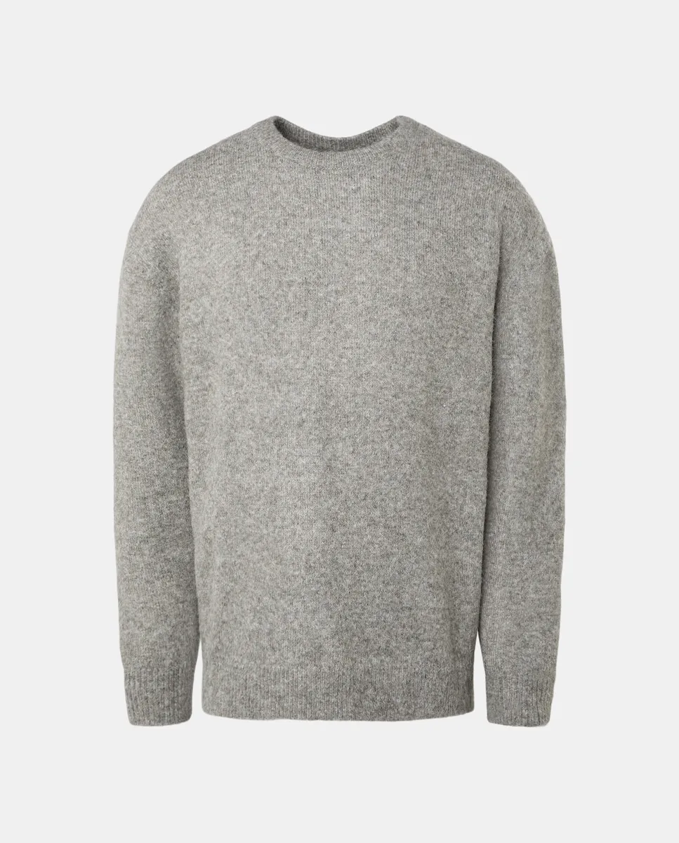 Мужской джемпер с круглым вырезом из альпаки Green Coast, серый
Мужской джемпер с круглым вырезом из альпаки Green Coast, серый