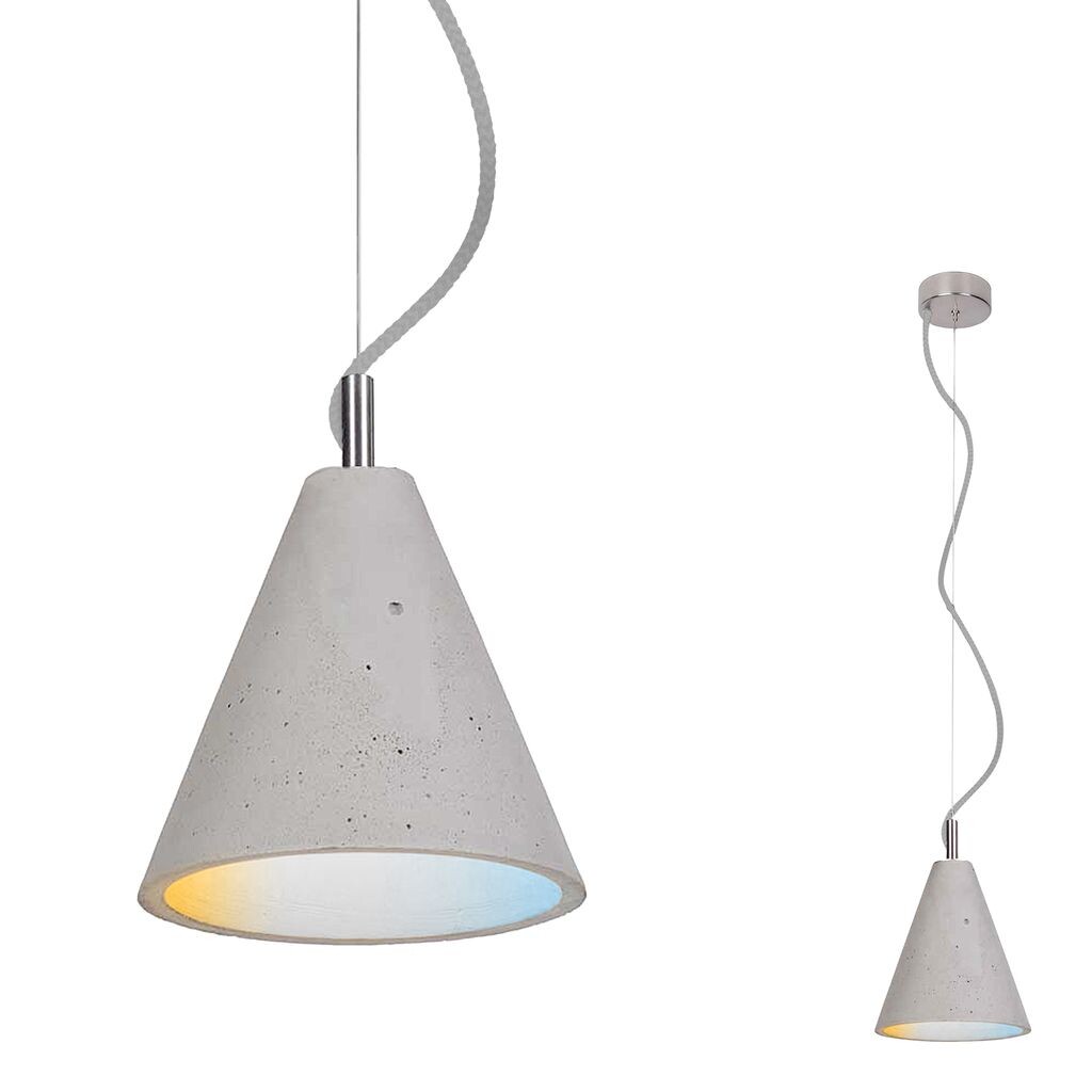 Подвесной светильник LEA Design из бетона, включая текстильный кабель Smart E27 Filament LED WiFi, серый, количество: комплект из 1 шт. SSC-LUXon
Подвесной светильник LEA Design из бетона, включая текстильный кабель Smart E27 Filament LED WiFi, серый, количество: комплект из 1 шт. SSC-LUXon