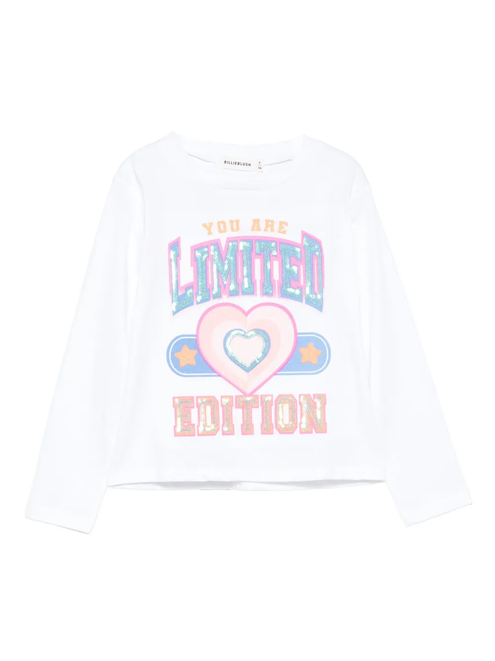 Футболка с сердцем, украшенная пайетками Billieblush, белый
Футболка с сердцем, украшенная пайетками Billieblush, белый