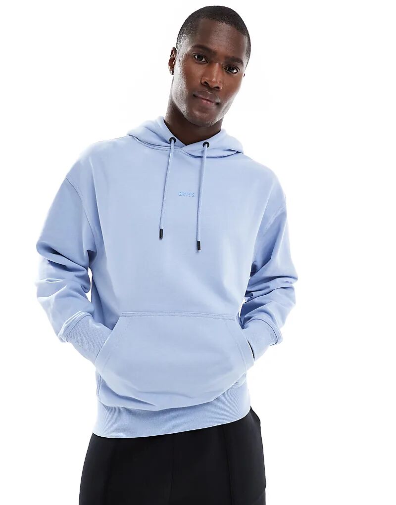 Толстовка Boss Orange с маленьким логотипом на груди синего цвета
Толстовка Boss Orange с маленьким логотипом на груди синего цвета