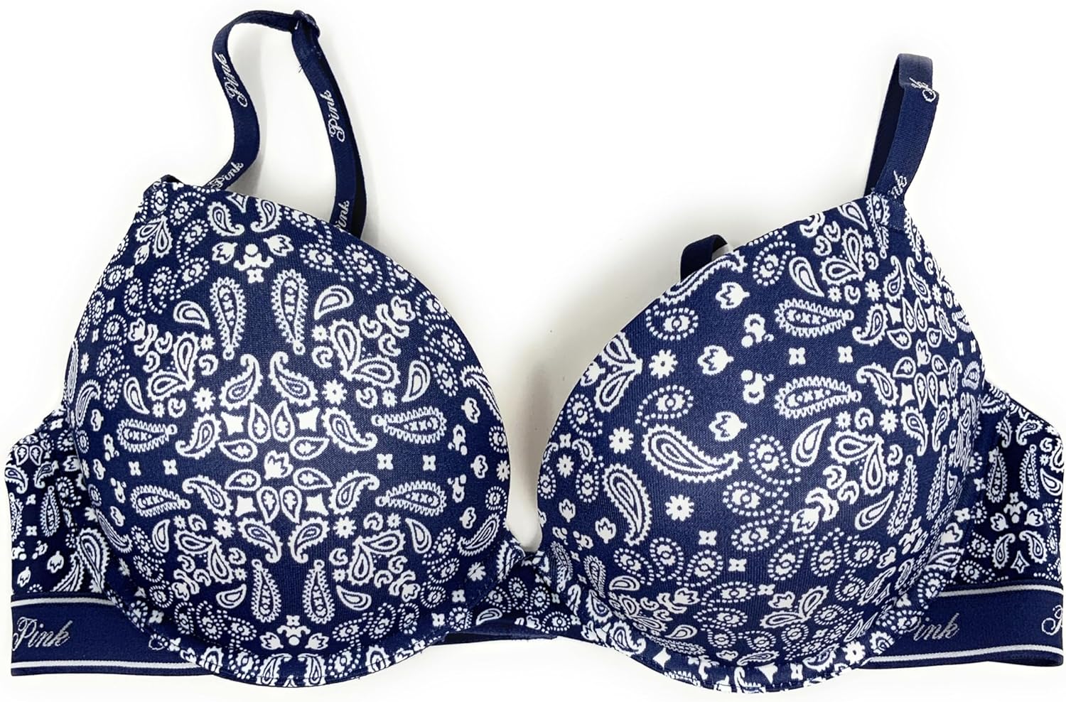 Victoria's Secret Pink Super Push-Up бюстгальтер Wear Everywhere, Navy/White
Victoria's Secret Pink Super Push-Up бюстгальтер Wear Everywhere, Navy/White