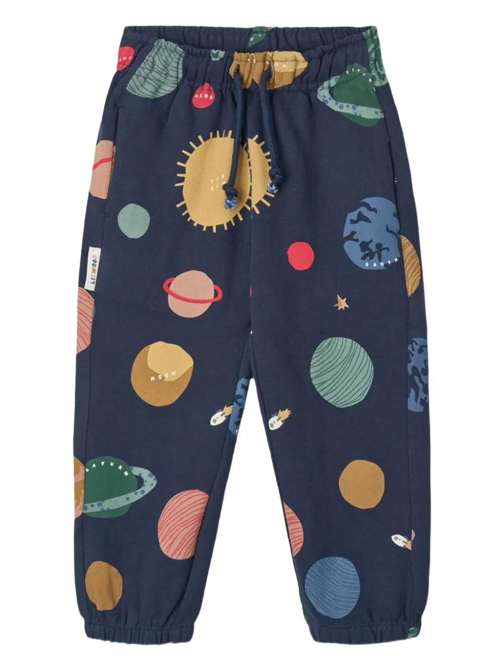 Спортивные брюки с принтом «Планеты» на завязках Liewood, синий
Спортивные брюки с принтом «Планеты» на завязках Liewood, синий