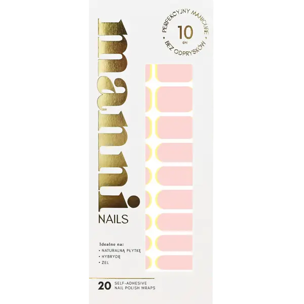 Самоклеящийся лак для ногтей Full Moon, 20 шт./1 упаковка. Manni Nails
Самоклеящийся лак для ногтей Full Moon, 20 шт./1 упаковка. Manni Nails