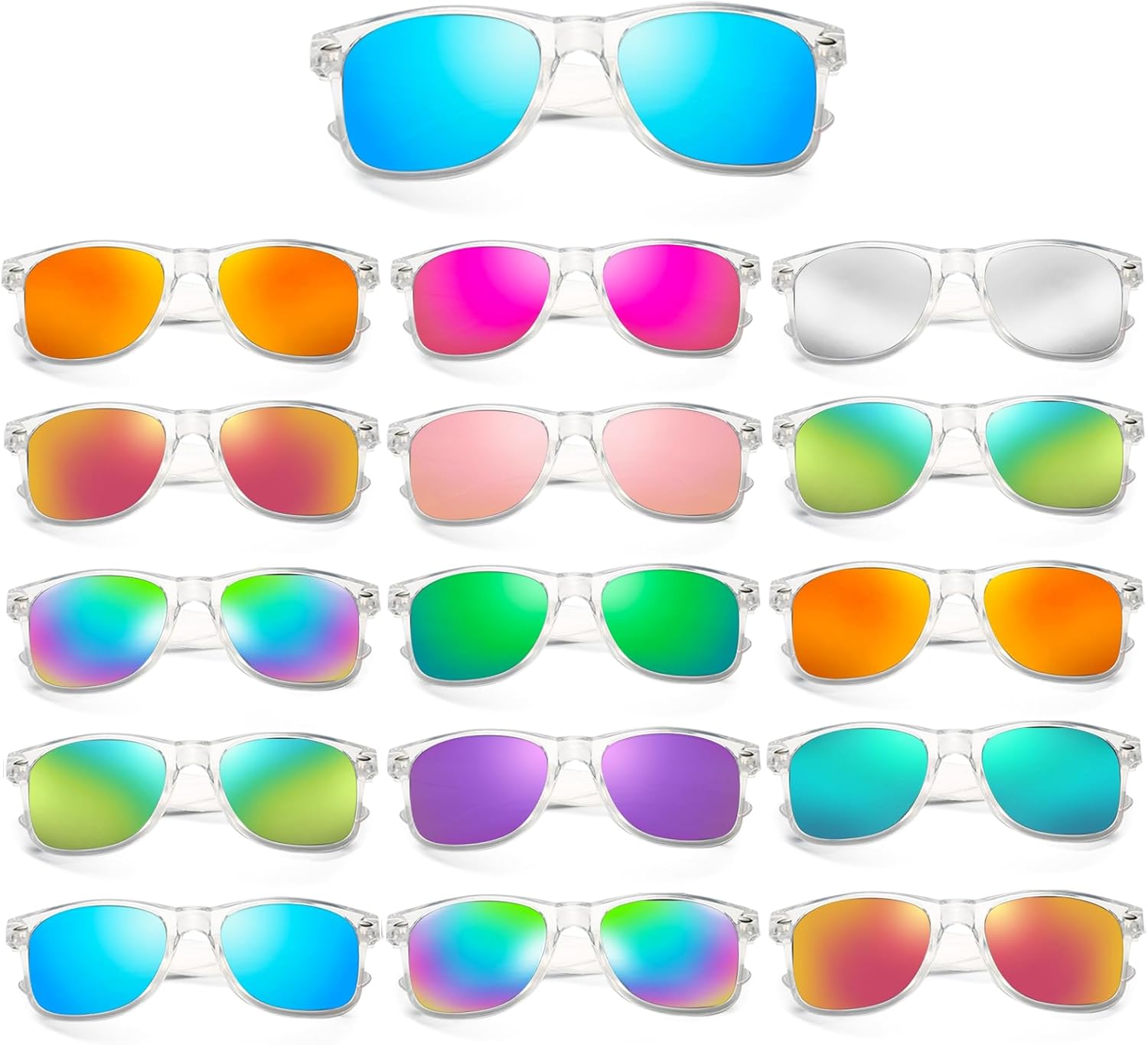 Солнцезащитные очки Matcheck, 8/16 штук, неоновые цвета, оптовая продажа, сувениры для вечеринок, ретро-классические очки, для дня рождения, бассейна, унисекс, для взрослых, 16 Transparent Frame/Mirrored Lens
Солнцезащитные очки Matcheck, 8/16 штук, неоновые цвета, оптовая продажа, сувениры для вечеринок, ретро-классические очки, для дня рождения, бассейна, унисекс, для взрослых, 16 Transparent Frame/Mirrored Lens